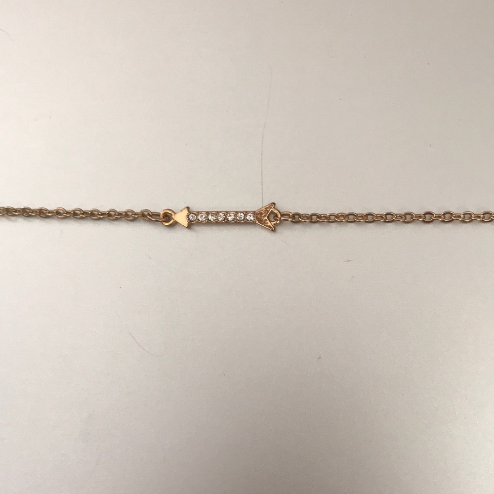 gold arrow necklace
